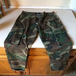 camo cargo joggers.